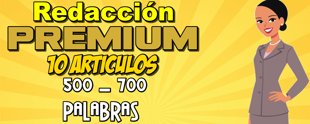 10 Artculos Premium de 500 a 700 Palabras